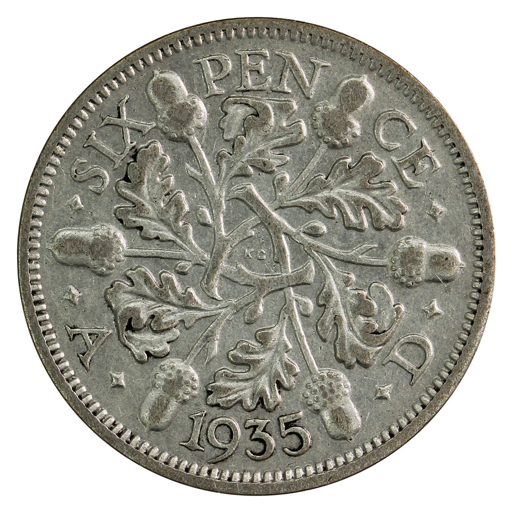 Great Britain 1935 6 Pence Circulated
