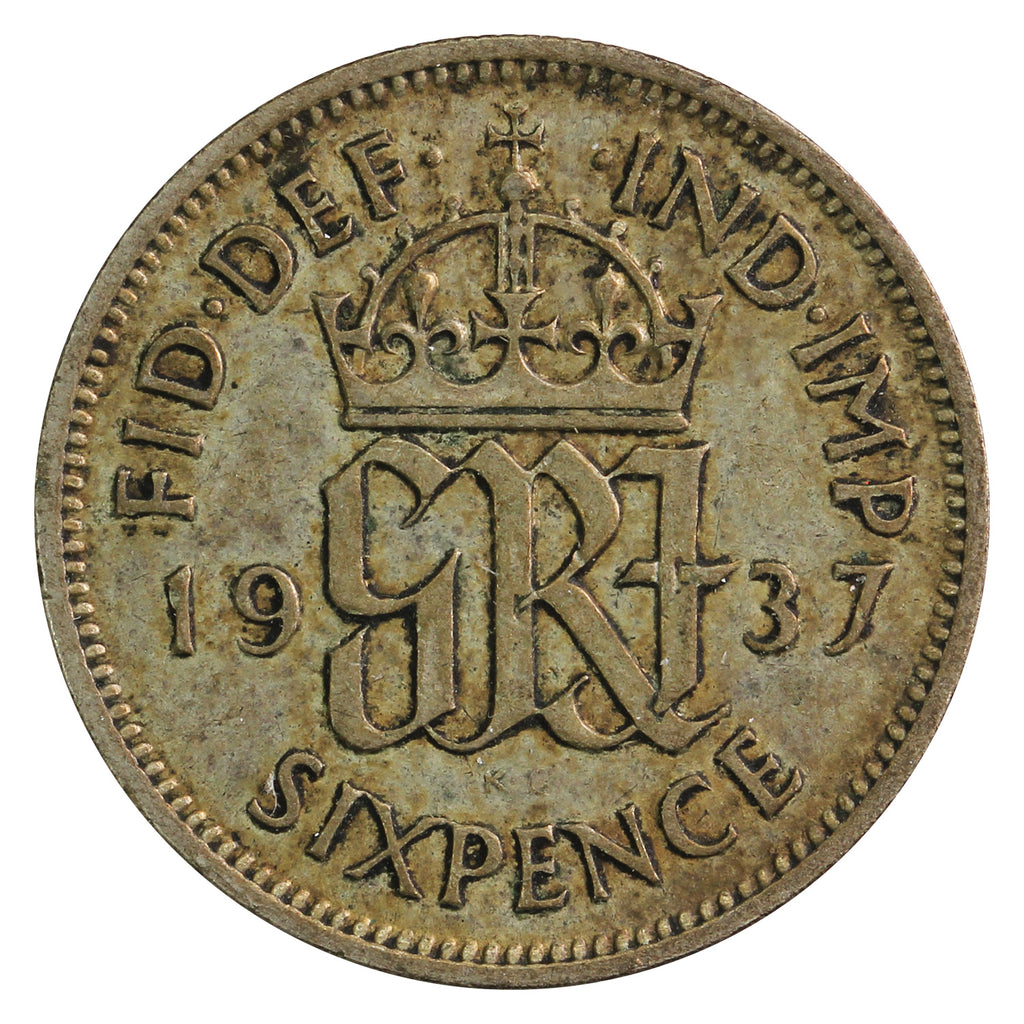 Great Britain 1937 6 Pence Circulated