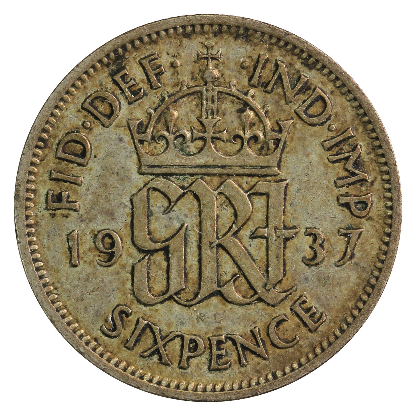 Great Britain 1937 6 Pence Circulated