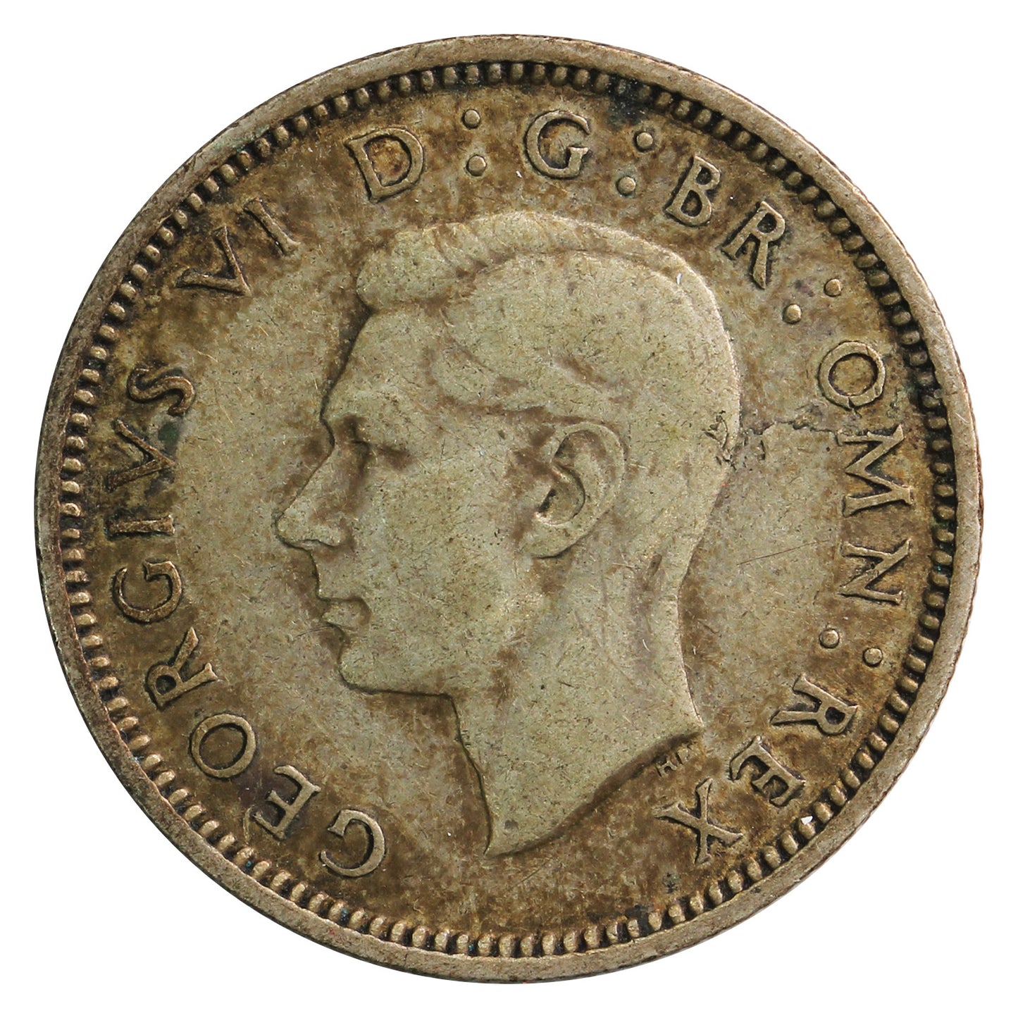 Great Britain 1937 6 Pence Circulated