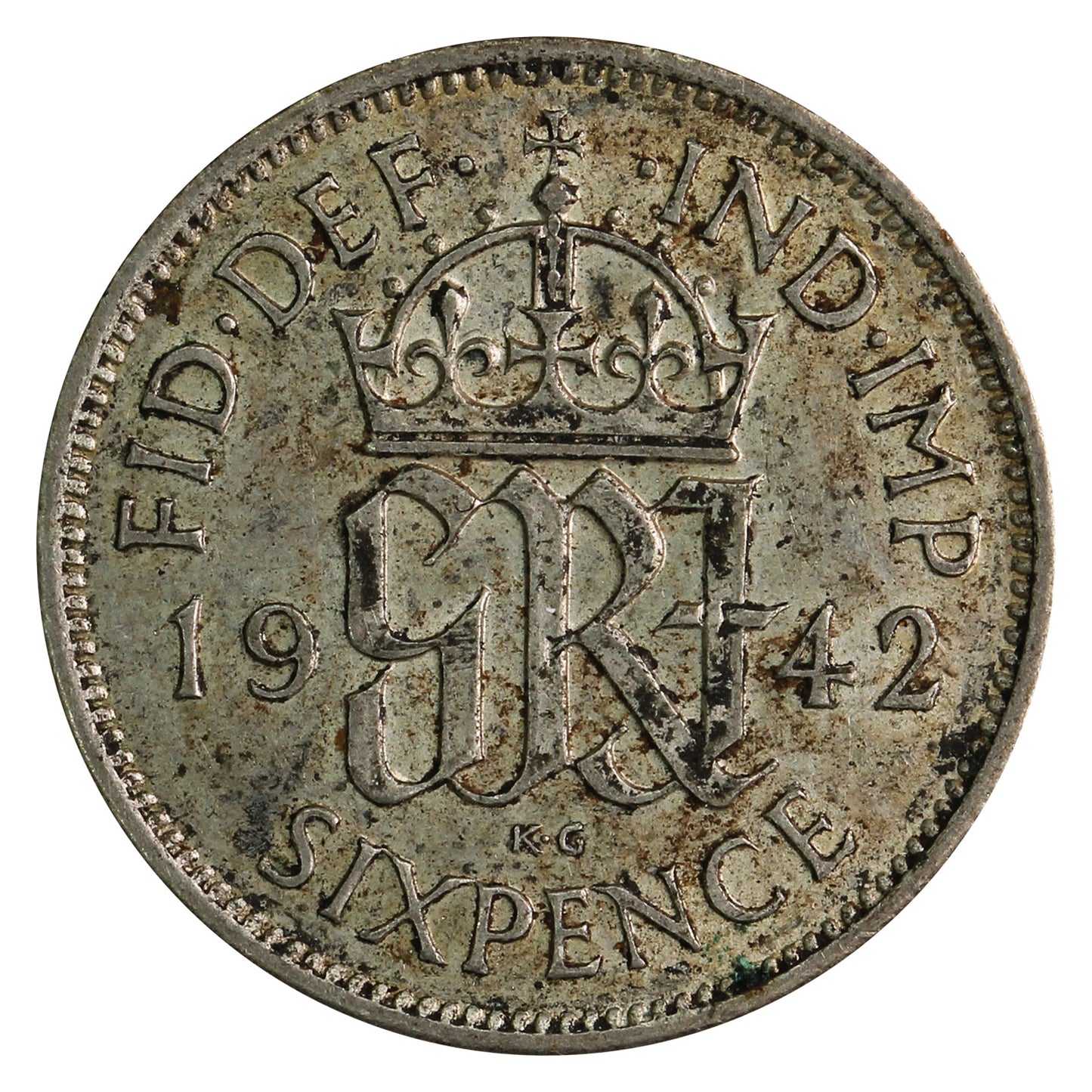 Great Britain 1942 6 Pence Circulated