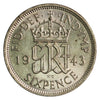 Great Britain 1943 6 Pence Uncirculated (MS60)