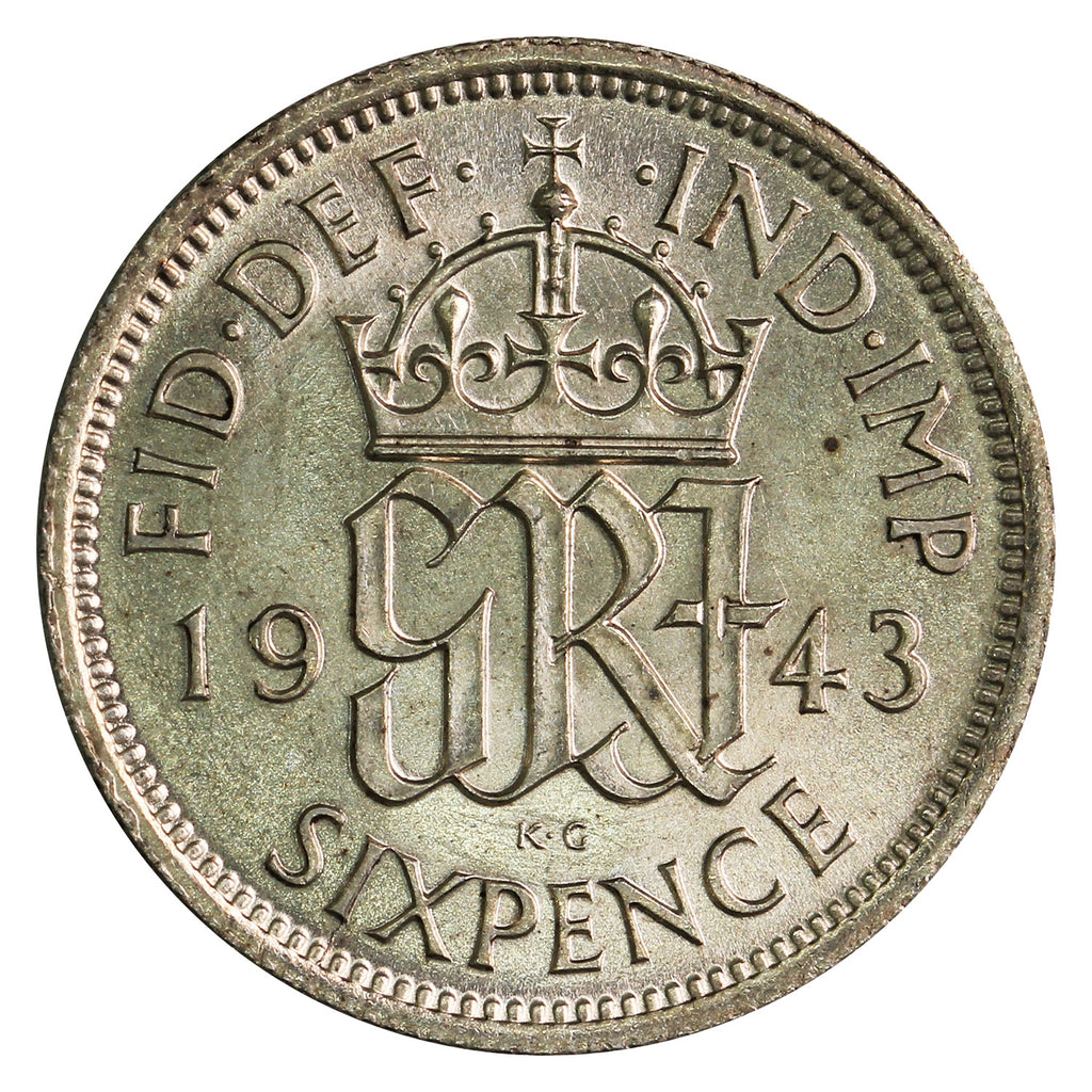 Great Britain 1943 6 Pence Uncirculated (MS60)