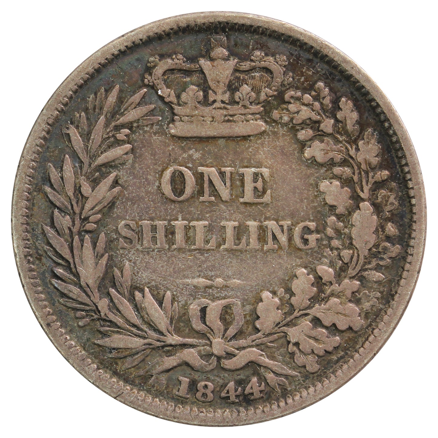 Great Britain 1844 Shilling VG-F (VG10)