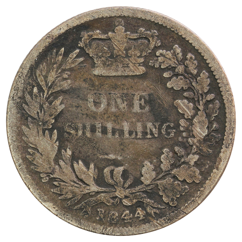 Great Britain 1844 Shilling Very Good (VG8)