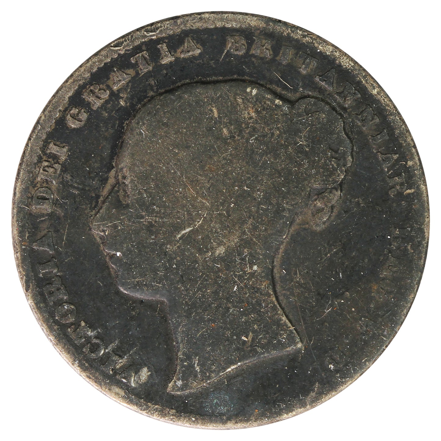 Great Britain 1864 Shilling G-VG (G6)