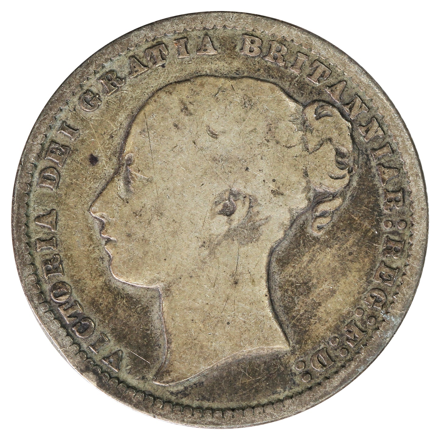 Great Britain 1868 Die #2 Shilling VG-F (VG10)