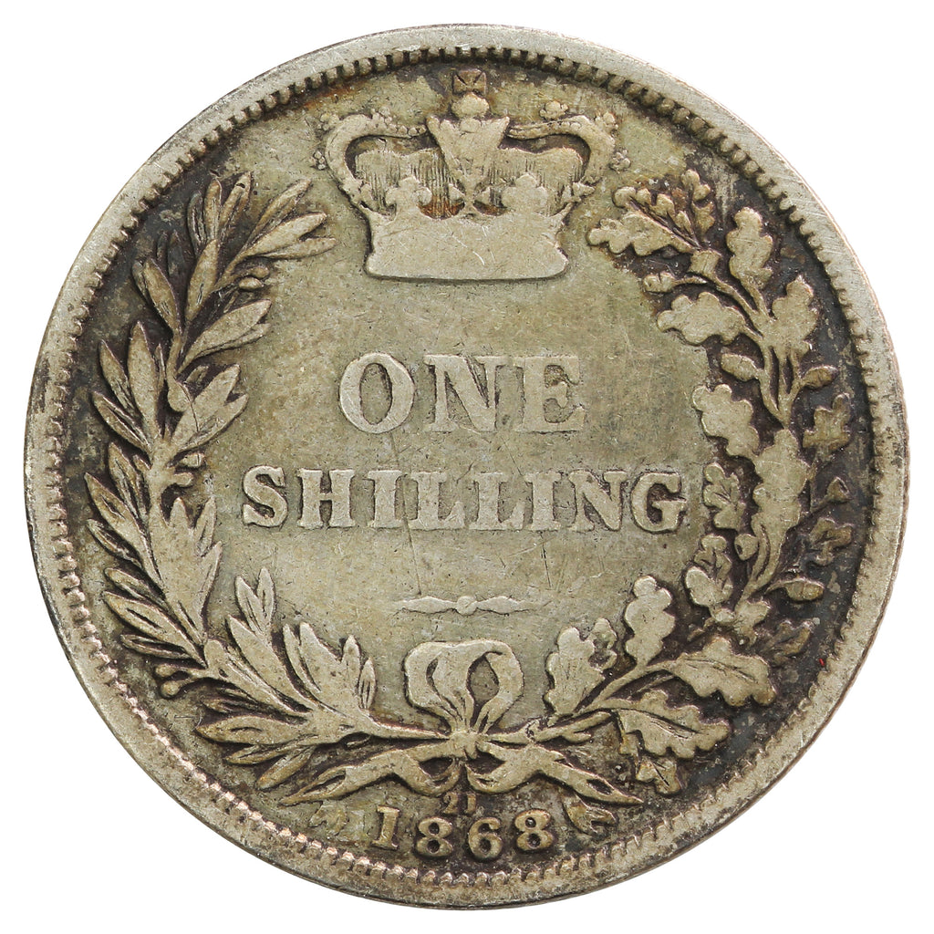 Great Britain 1868 Die #21 Shilling VG-F (VG10)