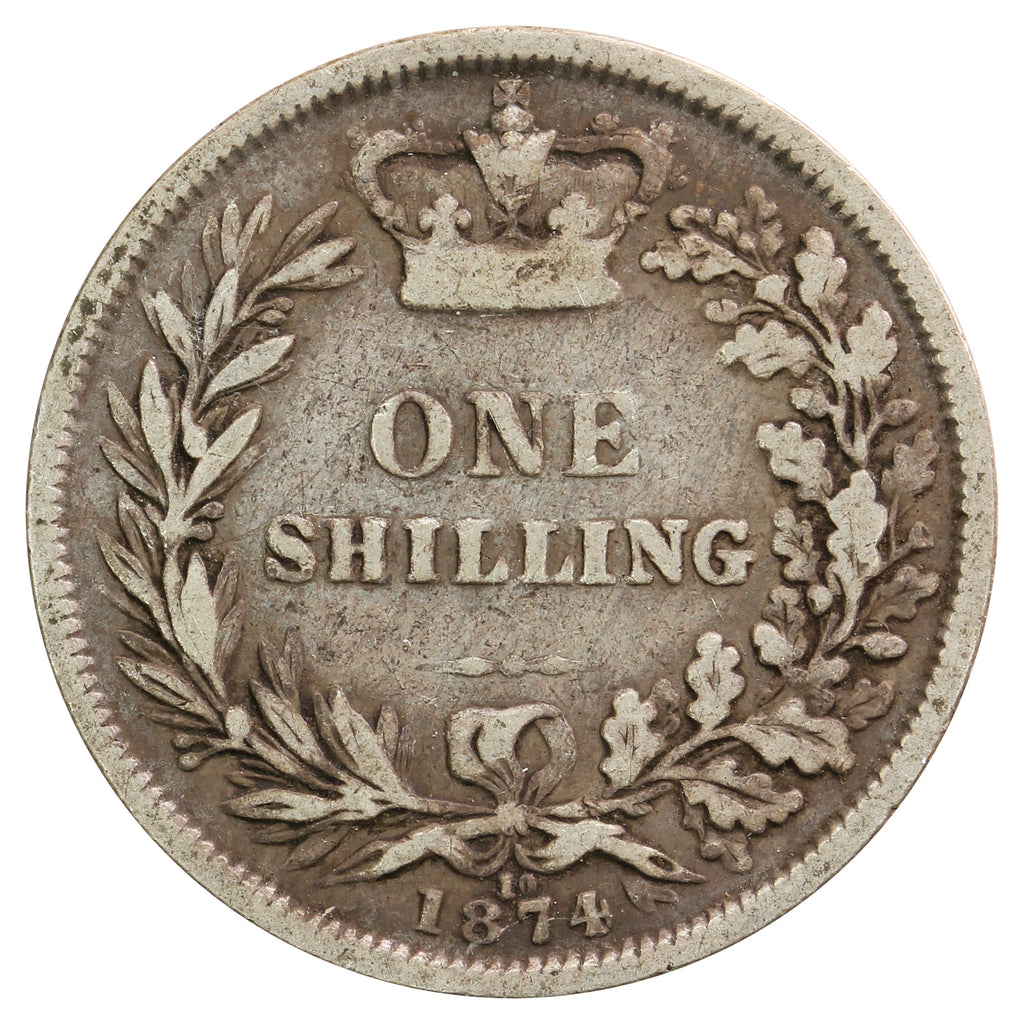 Great Britain 1874 Die #10 Shilling VG-F (VG10)