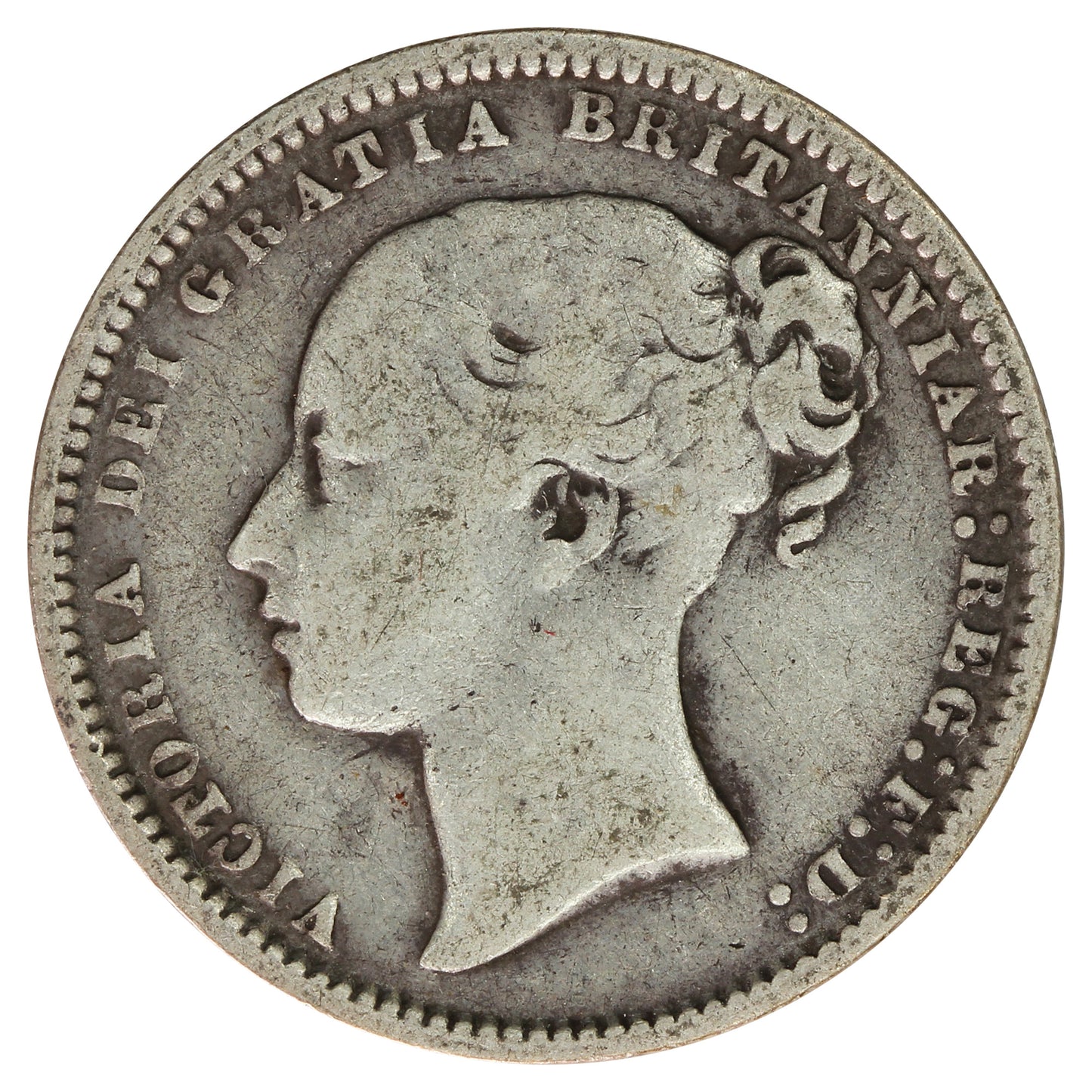 Great Britain 1874 Die #10 Shilling VG-F (VG10)