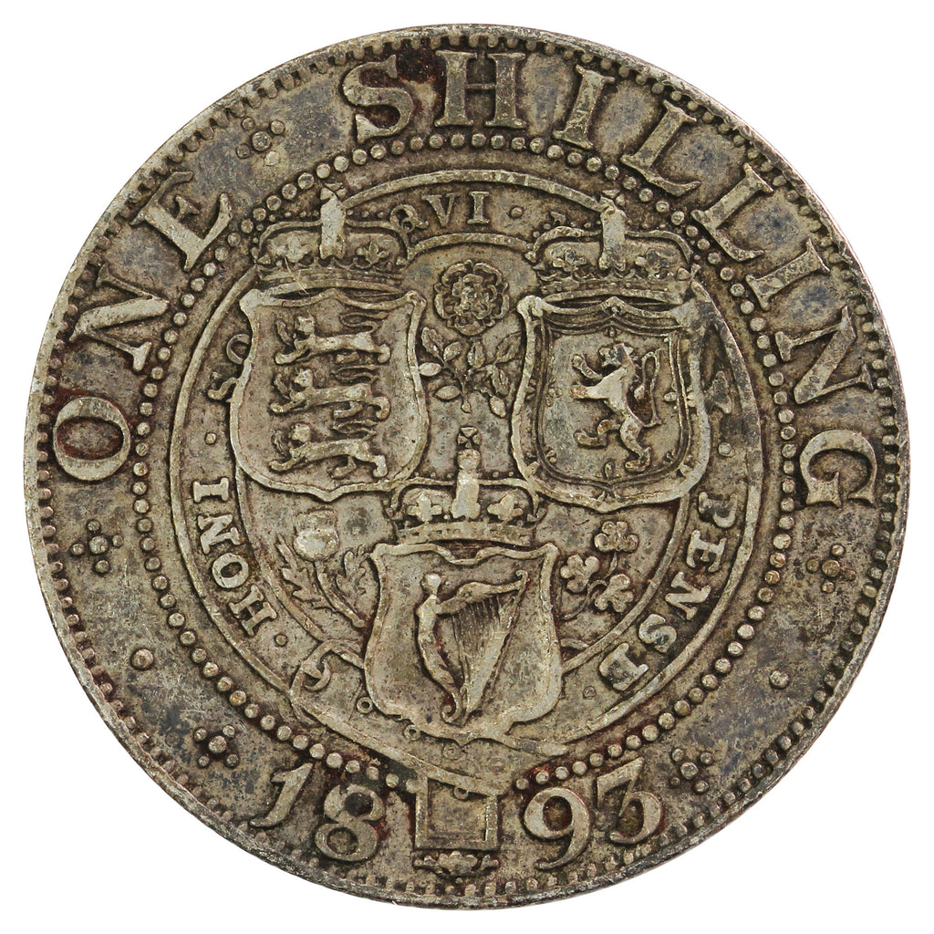 Great Britain 1893 Shilling Very Fine (VF20)