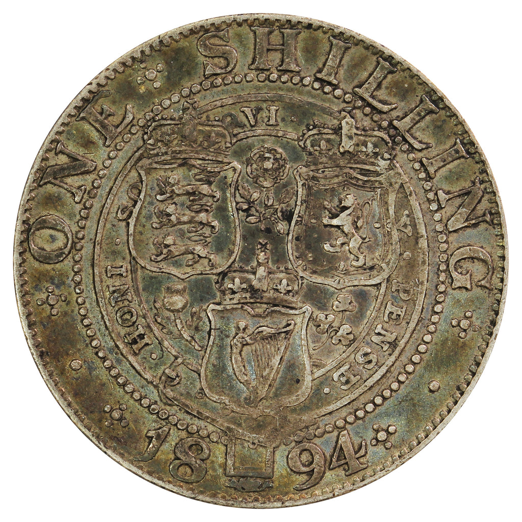Great Britain 1894 Shilling Very Fine (VF20)
