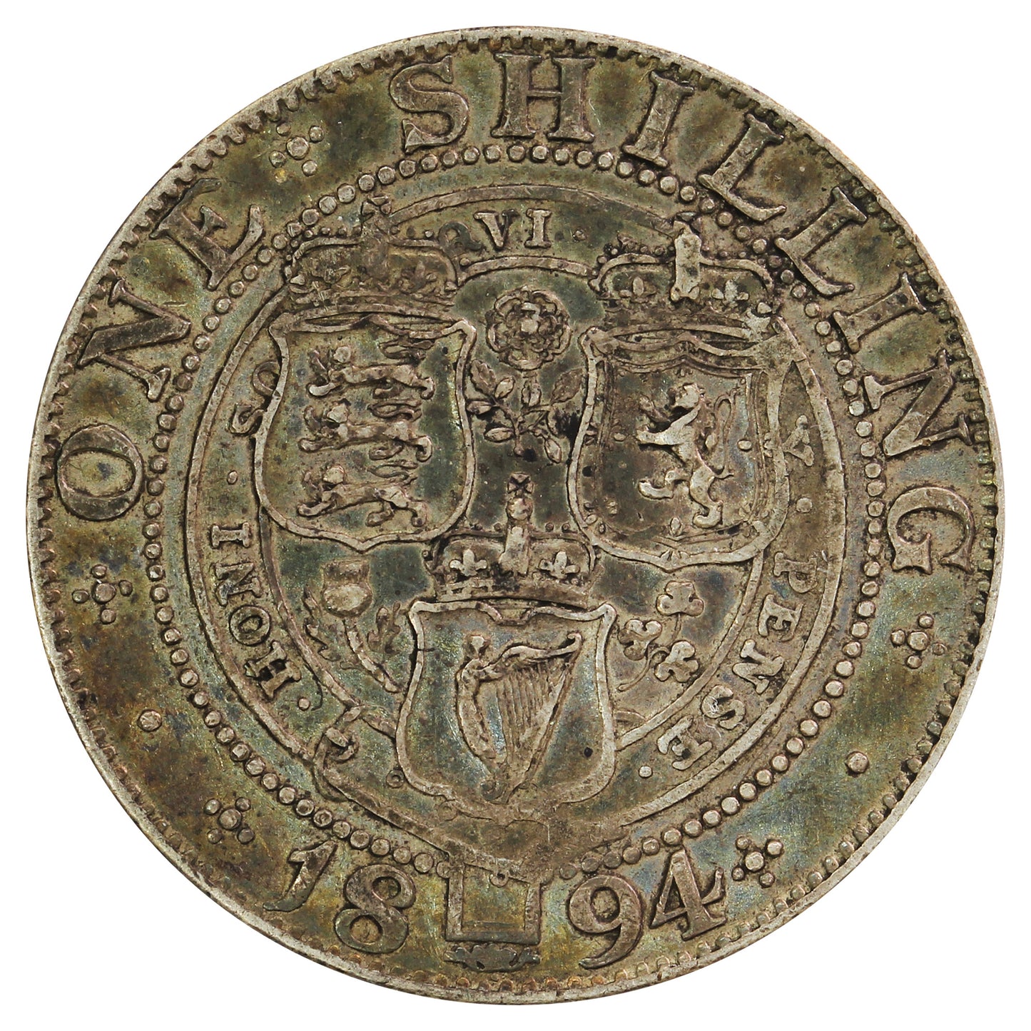 Great Britain 1894 Shilling Very Fine (VF20)