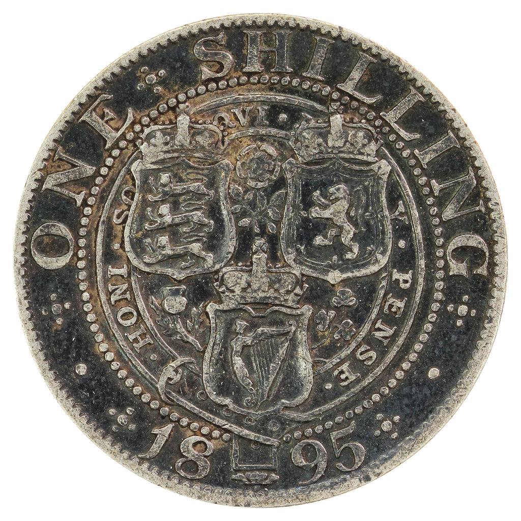 Great Britain 1895 Shilling VF-EF (VF30)