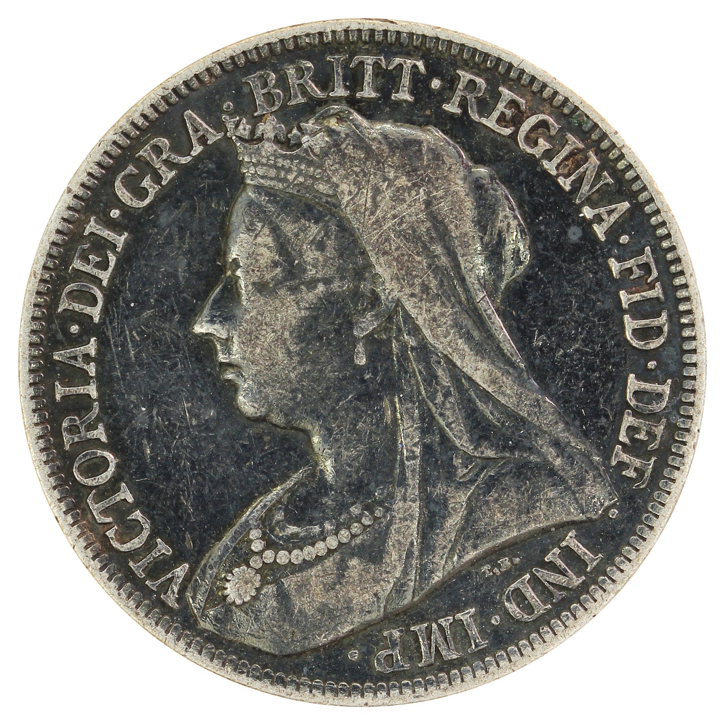 Great Britain 1895 Shilling VF-EF (VF30)