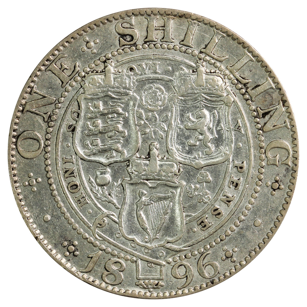 Great Britain 1896 Shilling VF-EF (VF30)