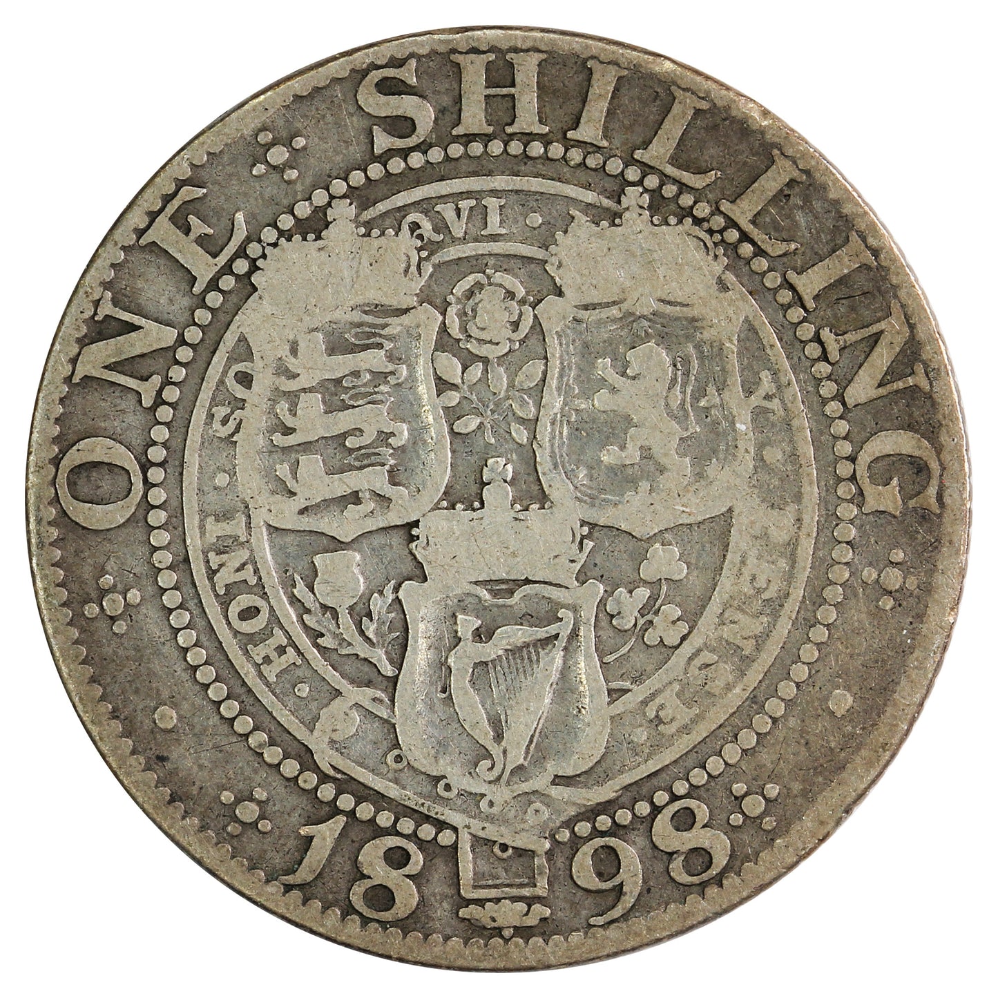 Great Britain 1898 Shilling G-VG (G6)