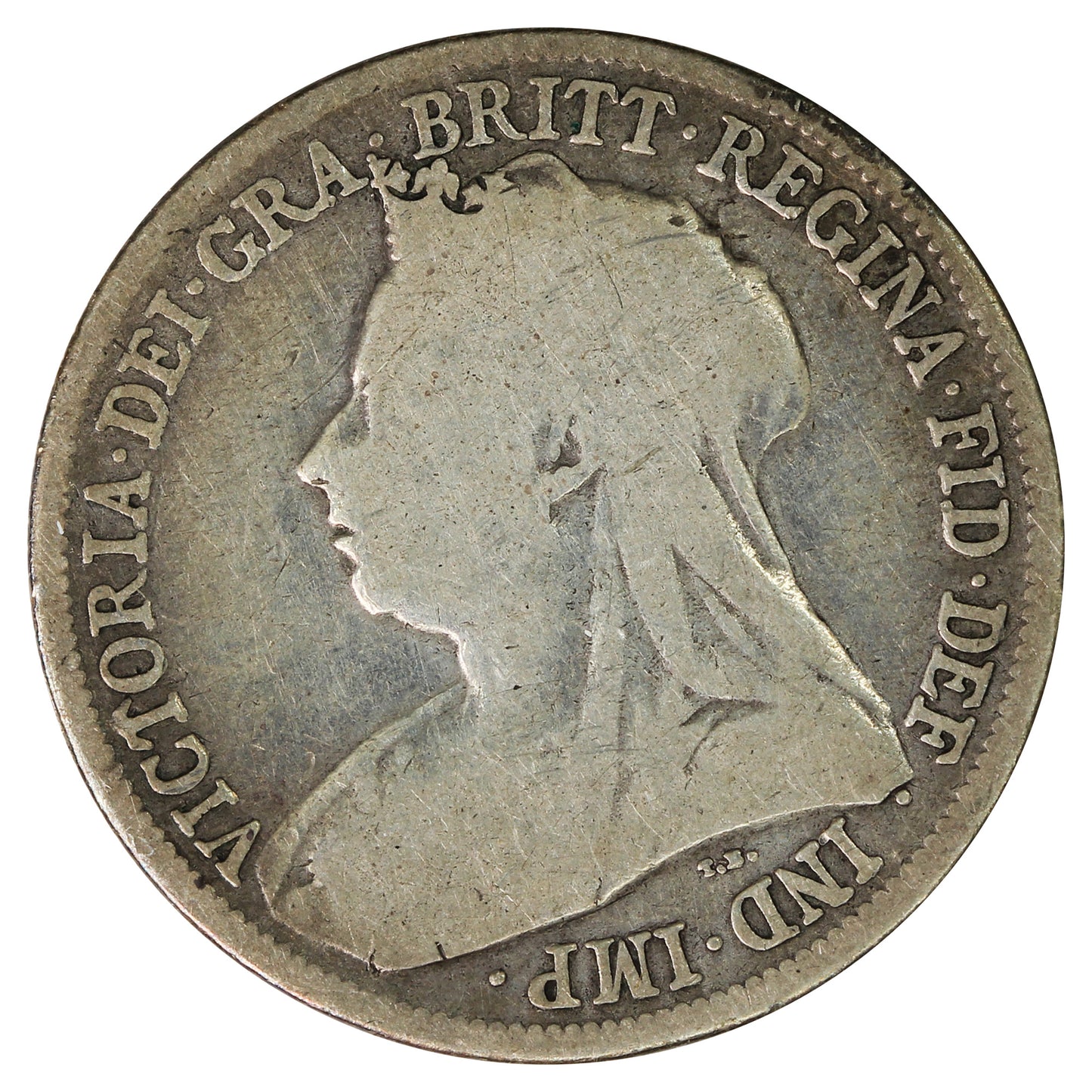 Great Britain 1898 Shilling G-VG (G6)