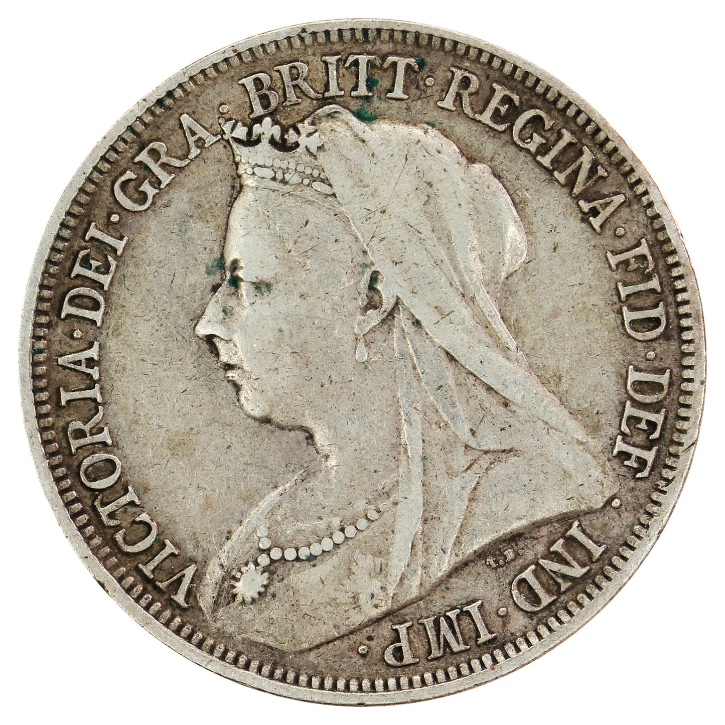Great Britain 1900 Shilling VF-EF (VF30)