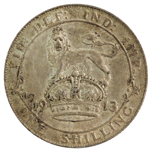 Great Britain 1913 Shilling Extra Fine (EF40)