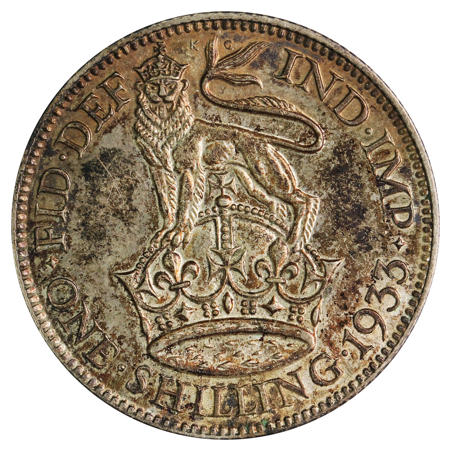 Great Britain 1933 Shilling AU-UNC (AU55)