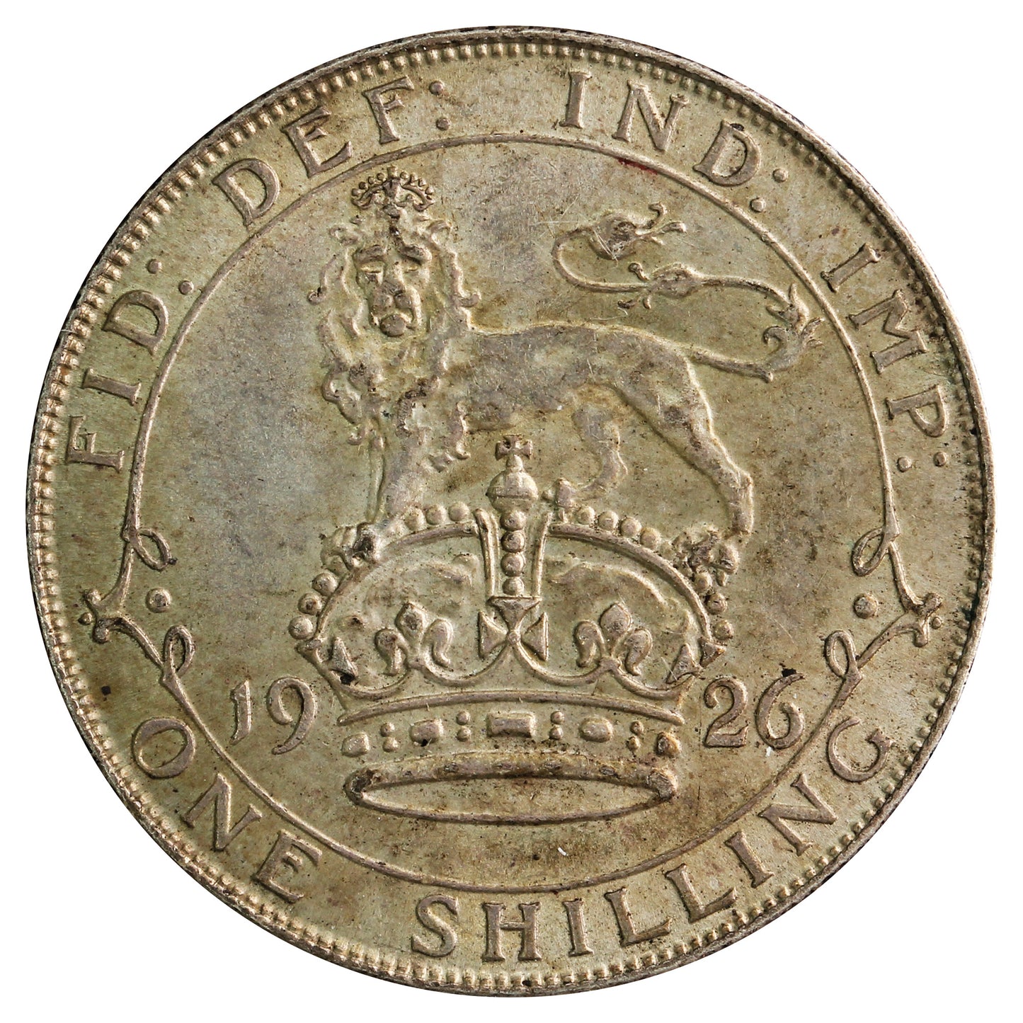 Great Britain 1936 Shilling Almost Uncirculated (AU50)