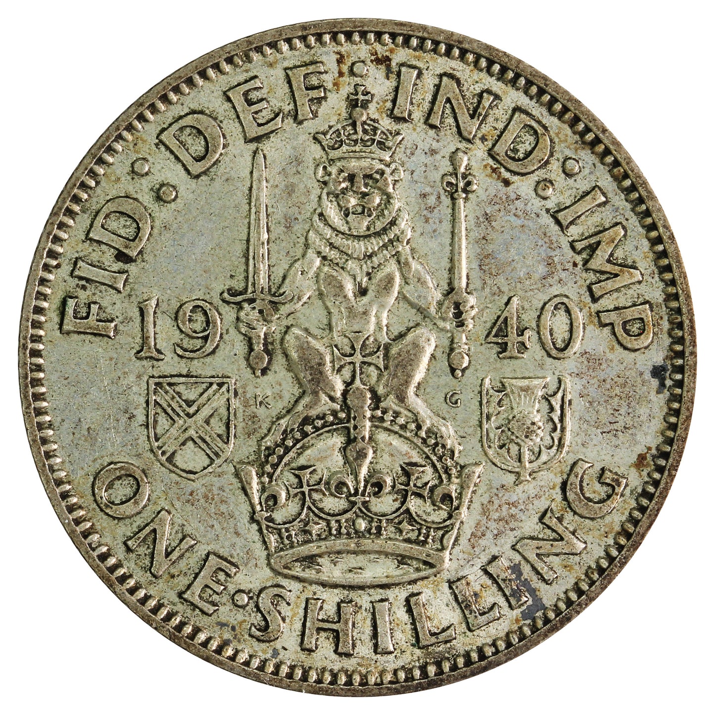 Great Britain 1940 Shilling Circulated