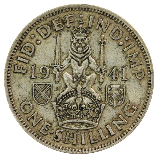 Great Britain 1941 Shilling Circulated