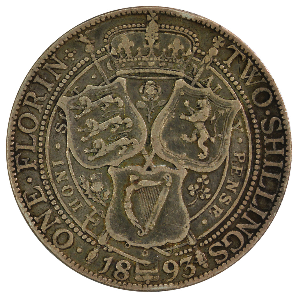 Great Britain 1893 Florin Fine (F12)
