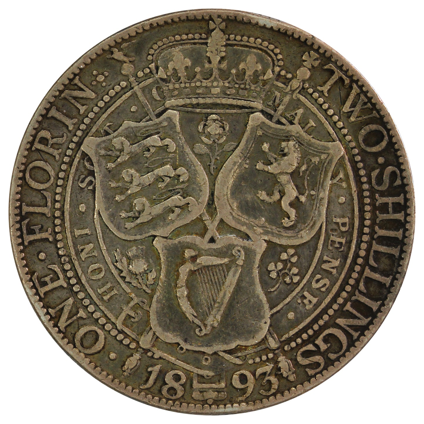 Great Britain 1893 Florin Fine (F12)