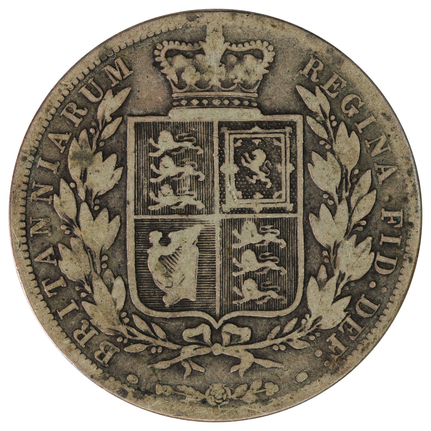 Great Britain 1884 1/2 Crown G-VG (G6)
