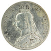 Great Britain 1889 1/2 Crown F-VF (F15)