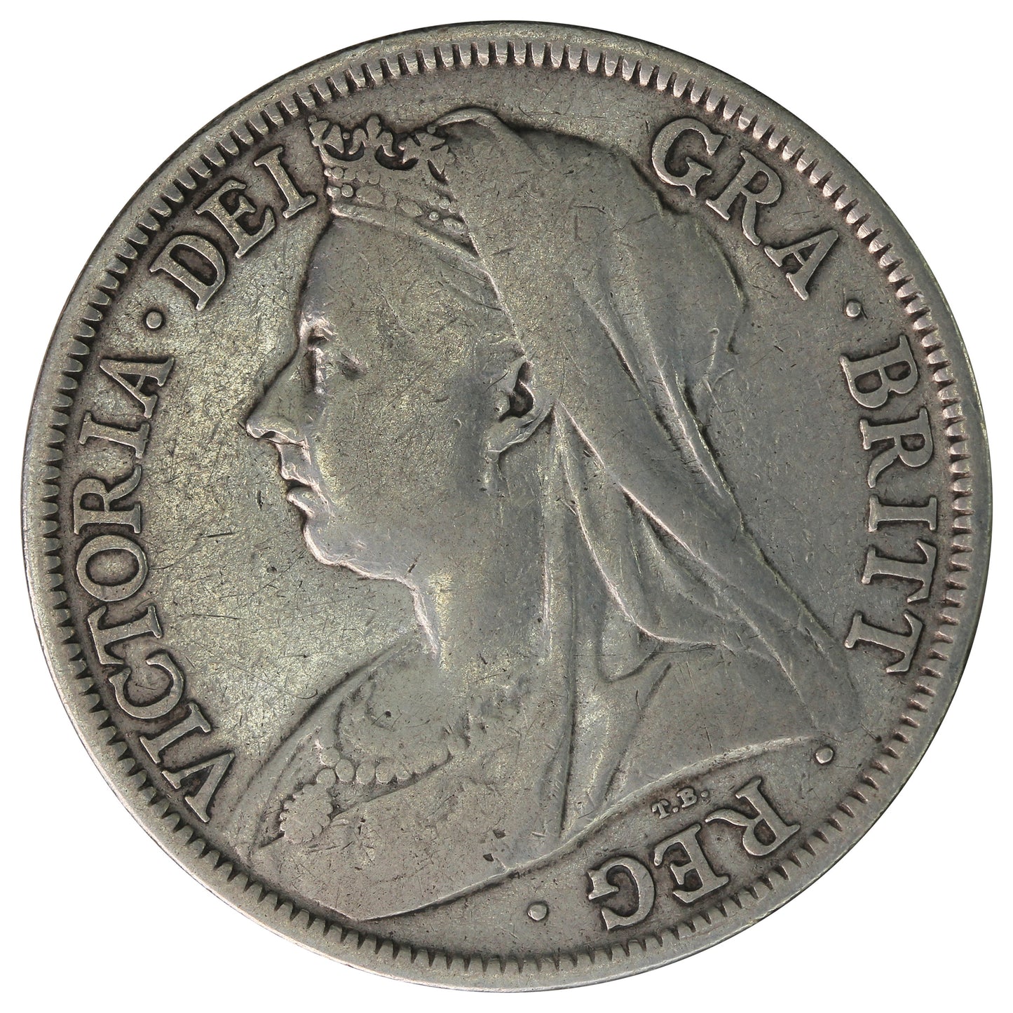 Great Britain 1899 1/2 Crown Fine (F12)
