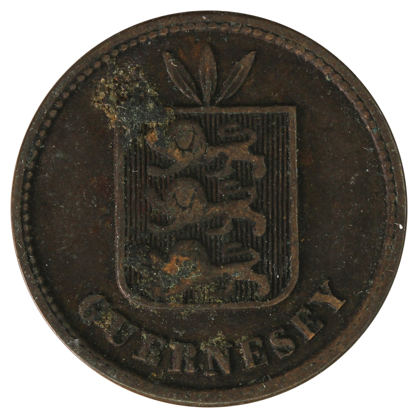Guernsey 1874 2 Doubles Fine (F12)
