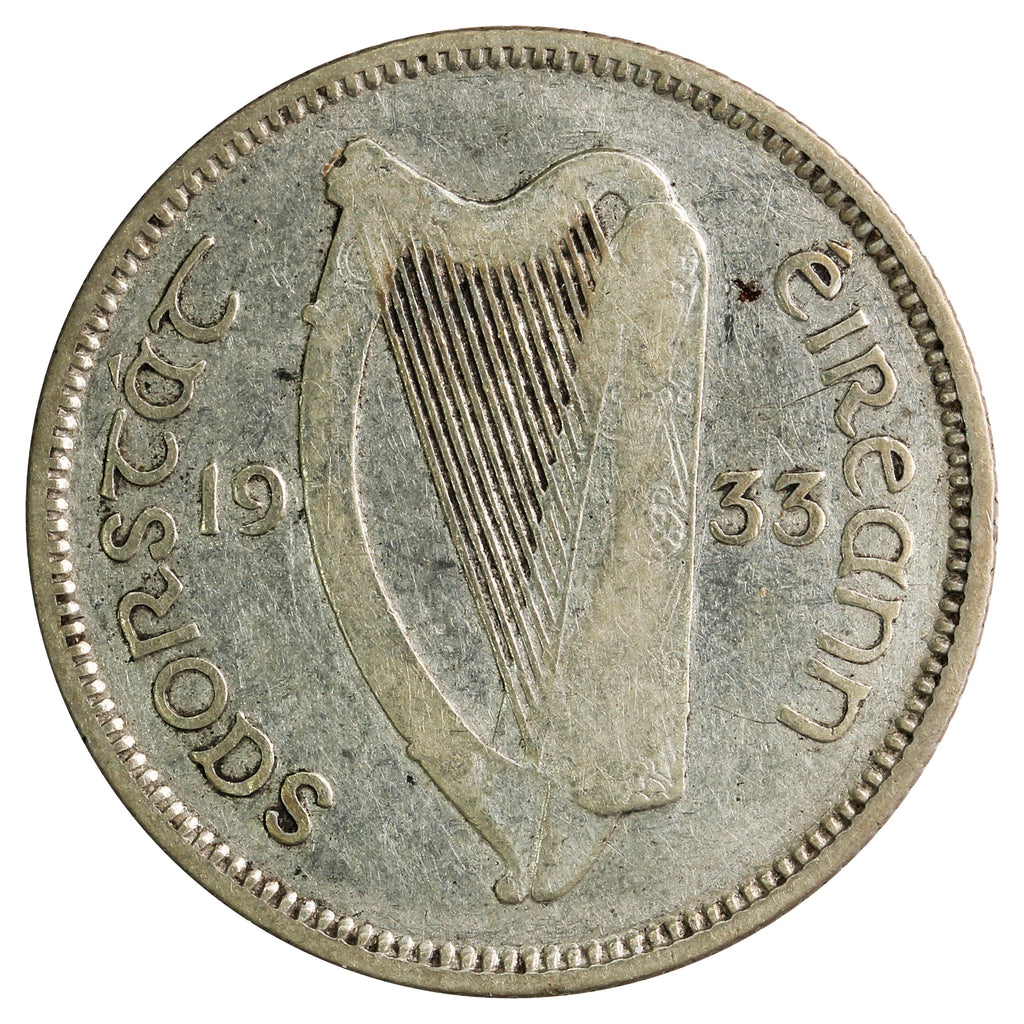 Ireland 1933 Shilling Very Fine (VF-20)