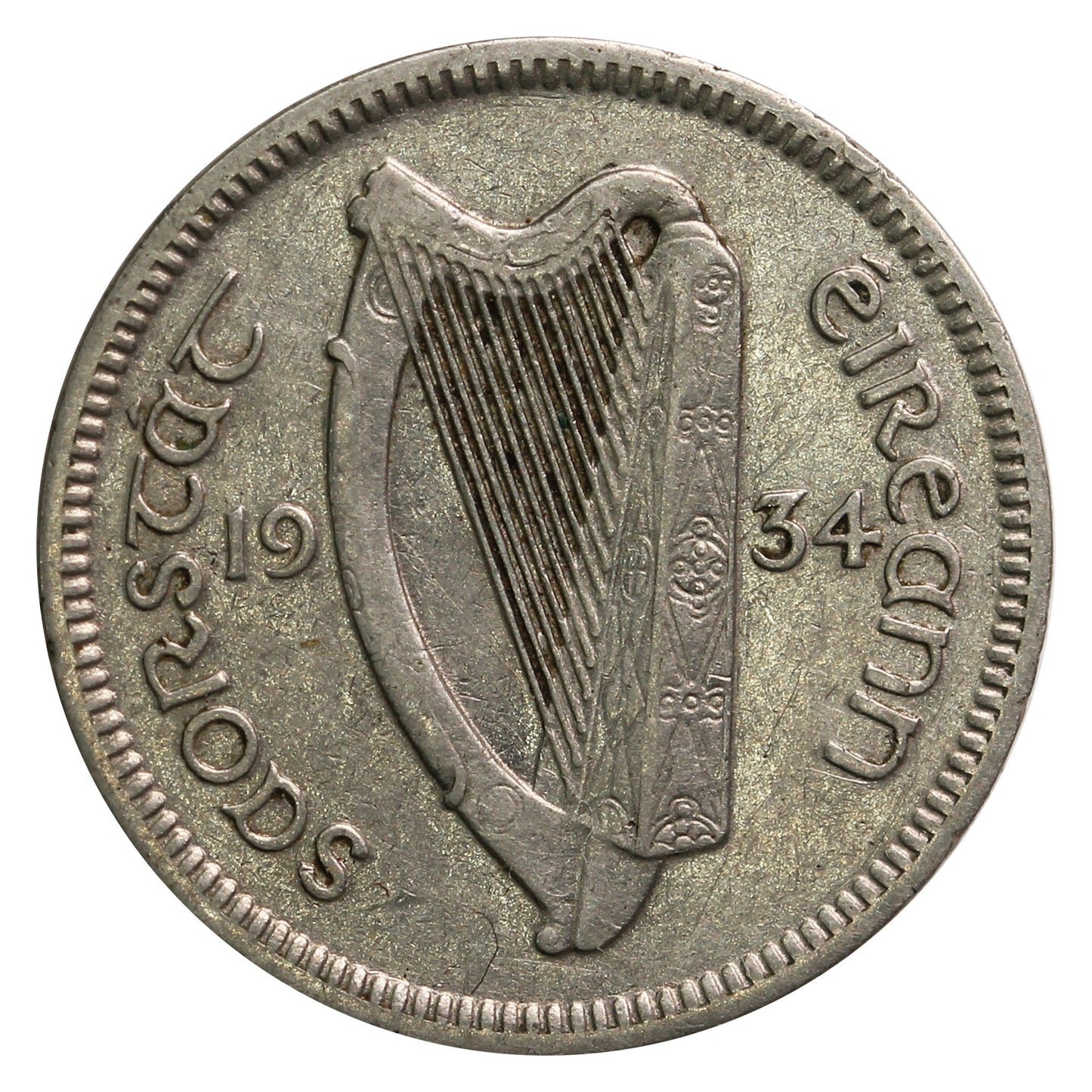Ireland 1934 3 Pence VF-EF (VF30)
