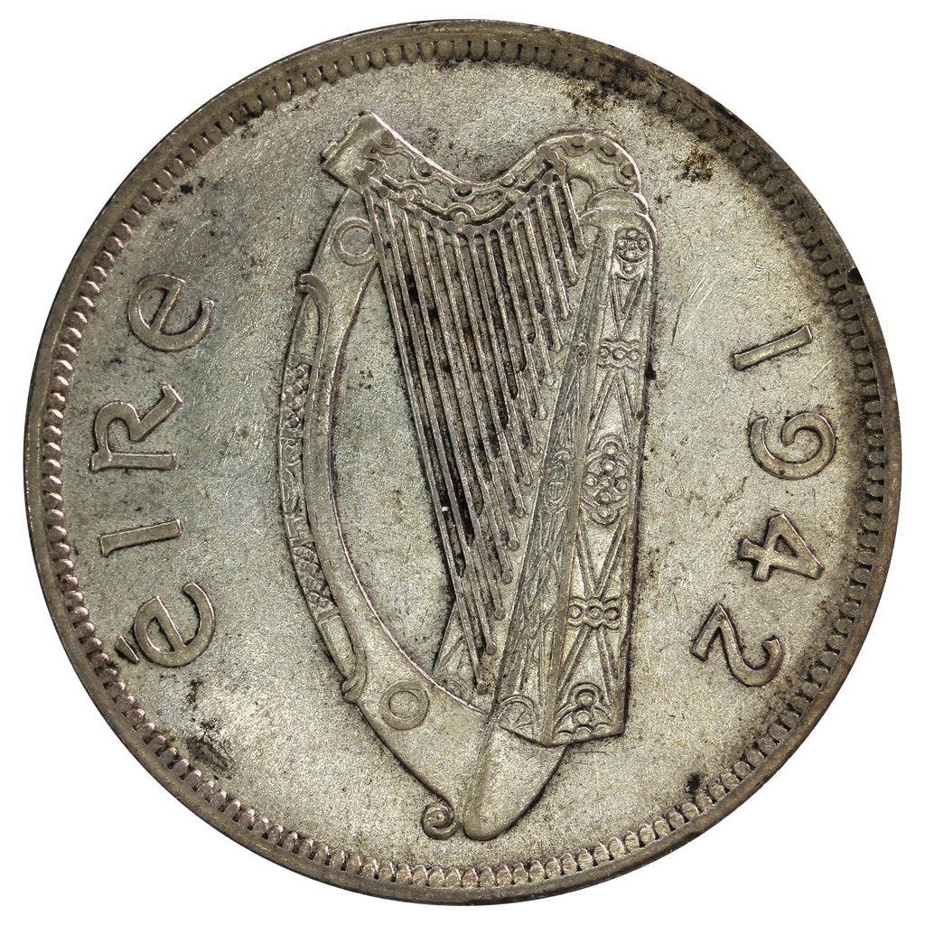 Ireland 1942 1/2 Crown Extra Fine (EF40)