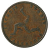 Isle of Man 1839 1/2 Penny Fine (F-12)