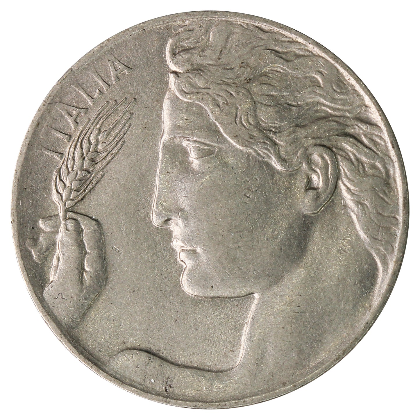 Italy 1922R 20 Centesimi AU-UNC (AU55)