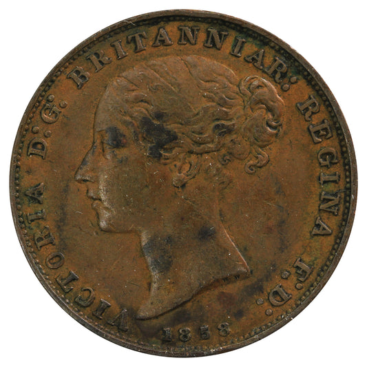 Jersey 1858 1/20 Shilling Extra Fine (EF40) $