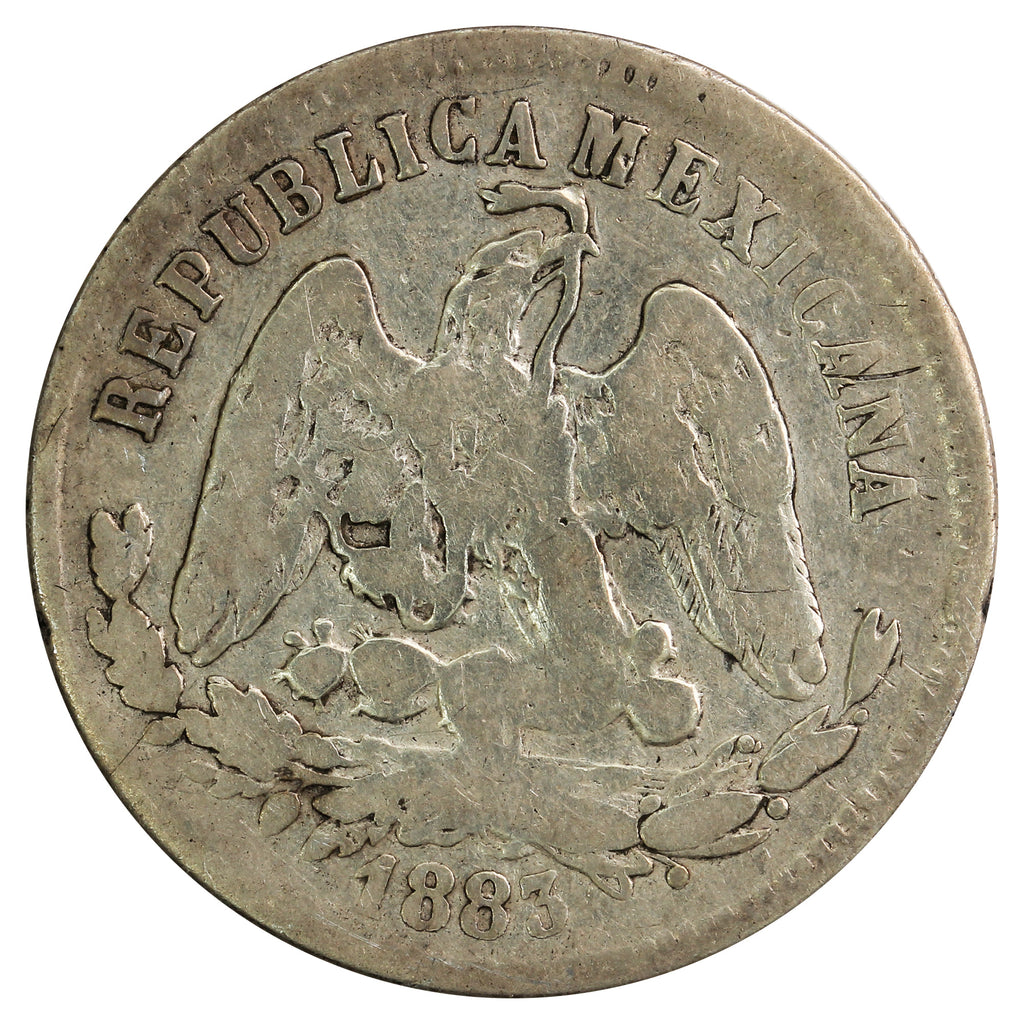 Mexico 1883 GoB 25 Centavos Fine (F12)