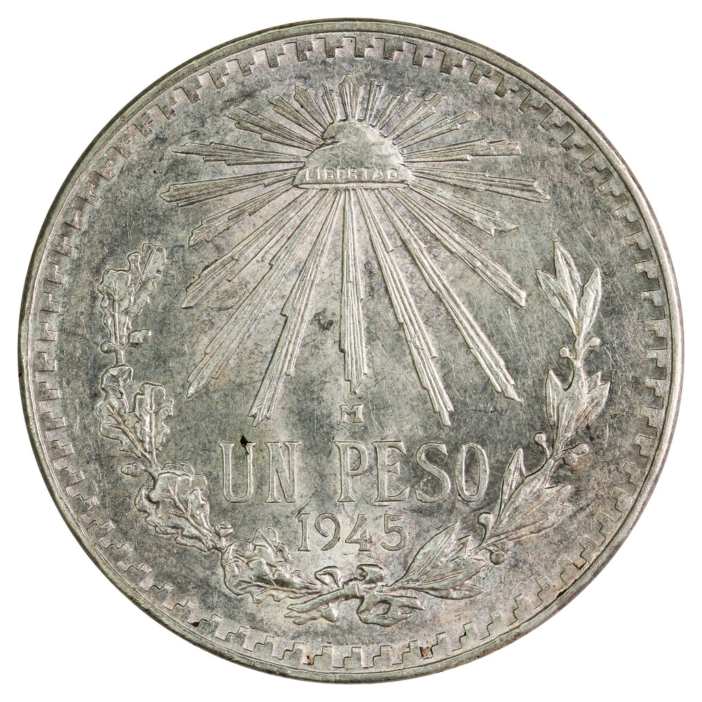 Mexico 1945 Peso Brilliant Uncirculated (MS63)