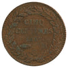Monaco 1837 5 Centimes F-VF (F15)