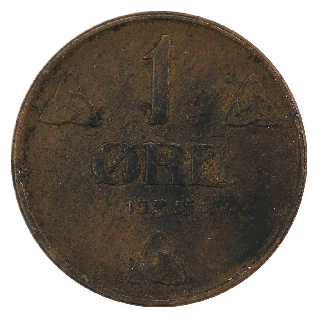 Norway 1915 1 Ore Very Fine (VF-20)