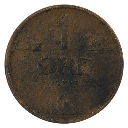 Norway 1915 1 Ore Very Fine (VF-20)