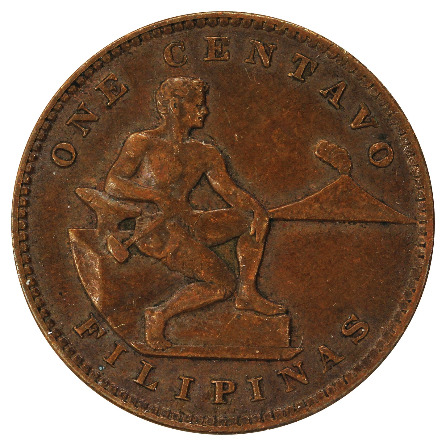 Philippines 1927M 1 Centavo Very Fine (VF20)