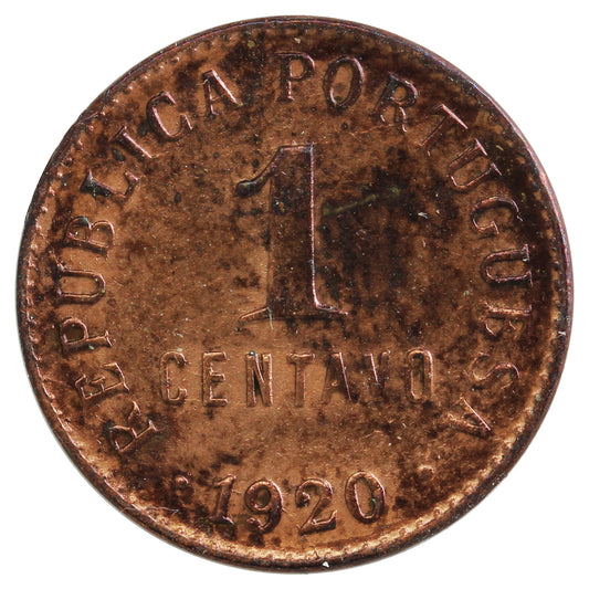 Portugal 1920 1 Centavo Uncirculated (MS-60)