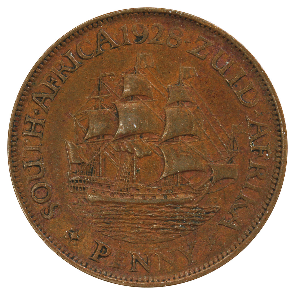 South Africa 1928 Penny Very Fine (VF-20)
