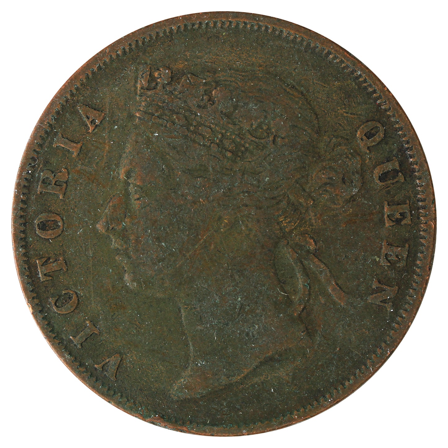 Straits Settlements 1897 Cent Very Fine (VF20)