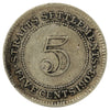 Straits Settlements 1903 5 Cents Fine (F12)